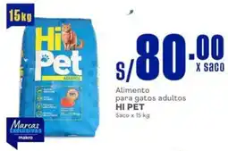Makro Hi pet alimento para gatos adultos oferta