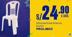 Makro Prolimso silla bartola blanco humo oferta