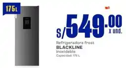 Makro Blackline refrigeradora frost inoxidable oferta