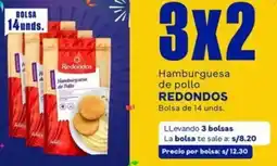 Makro Redondos hamburguesa de pollo bolsa oferta