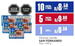 Makro San fernando chorizo cocido oferta