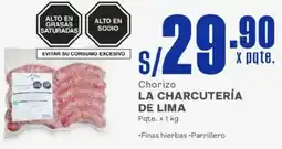 Makro La charcutería de lima chorizo oferta