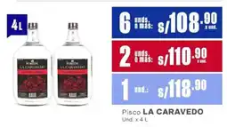 Makro La caravedo pisco oferta