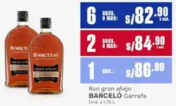 Makro Barceló ron gran añejo garrafa oferta