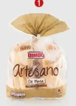 Plaza Vea Bimbo pan artesano oferta