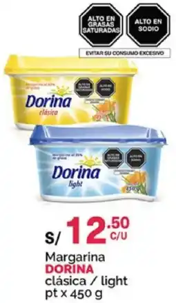 Plaza Vea Dorina margarina clásica / light oferta