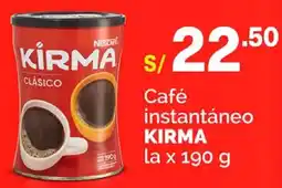 Plaza Vea Kirma café instantáneo oferta