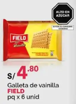 Plaza Vea Field galleta de vainilla oferta