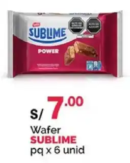 Plaza Vea Sublime wafer oferta