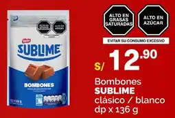 Plaza Vea Sublime bombones clásico / blanco oferta