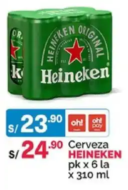 Plaza Vea Heineken cerveza oferta