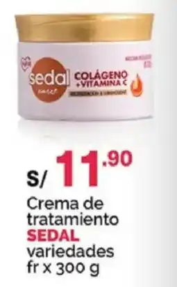Plaza Vea Sedal crema de tratamiento variedades oferta