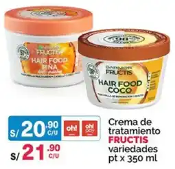 Plaza Vea Fructis crema de tratamiento variedades oferta