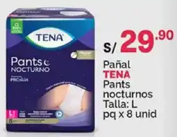 Plaza Vea Tena pañal pants nocturnos oferta