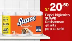 Plaza Vea Suave papel higiénico oferta