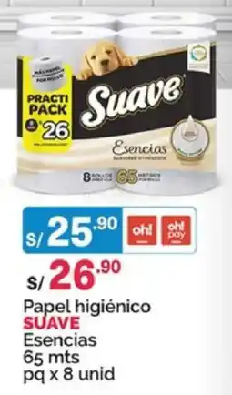 Plaza Vea Suave papel higiénico esencias oferta