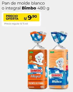 Metro Bimbo pan de molde blanco o integral oferta