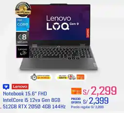 Metro Lenovo notebook 15.6" oferta