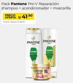 Metro Pantene pro-v pack shampoo + acondicionador + mascarilla oferta