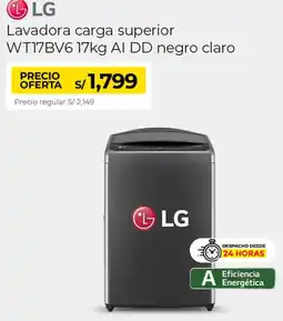 Metro Lg lavadora carga superior oferta