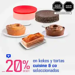 Metro Cuisine & co en kekes y tortas seleccionados oferta