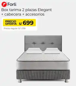 Metro Forli box tarima 2 plazas elegant oferta