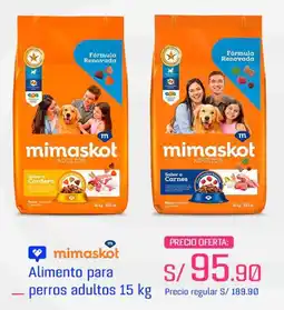 Metro Mimaskot alimento para perros adultos oferta