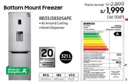 Hiraoka Samsung bottom mount freezer oferta