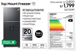 Hiraoka Top mount freezer oferta