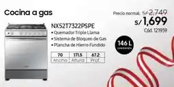 Hiraoka Cocina a gas oferta