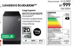 Hiraoka Lavadora ecobubble carga superior oferta