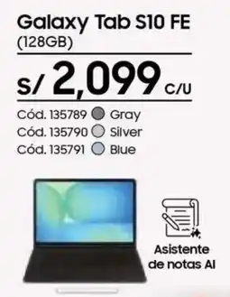 Hiraoka Samsung galaxy tab S10 FE oferta