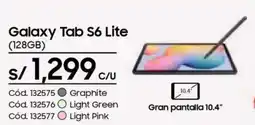 Hiraoka Samsung galaxy tab S lite oferta