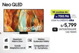Hiraoka Samsung neo qled tv oferta