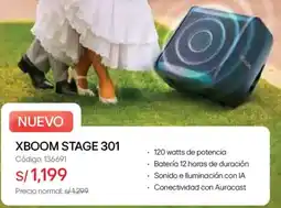 Hiraoka Lg xboom stage 301 oferta