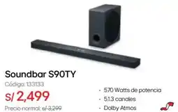 Hiraoka Lg soundbar S90TY oferta