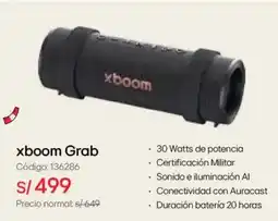Hiraoka Lg xboom grab oferta