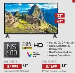 Hiraoka Panasonic tv 32" oferta