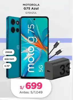 La Curacao Motorola g75 azul oferta