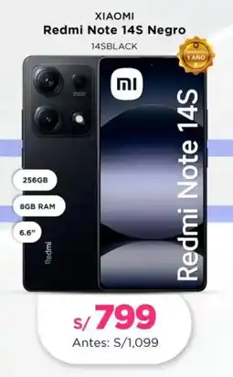 La Curacao Xiaomi redmi note 14s negro oferta