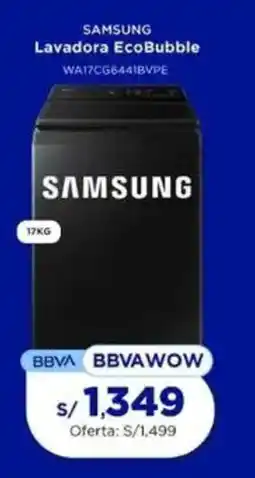 La Curacao Samsung lavadora ecobubble oferta