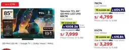 Hiraoka Tcl tv 85" oferta