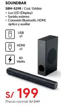Hiraoka Soundbar oferta