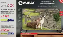 Hiraoka Miray smart tv 55" oferta
