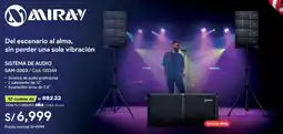 Hiraoka Miray sistema de audio oferta