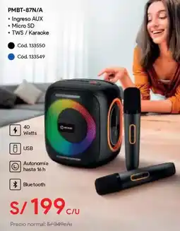 Hiraoka Miray parlantes portátiles oferta
