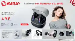 Hiraoka Miray audífono con bluetooth a tu estilo oferta