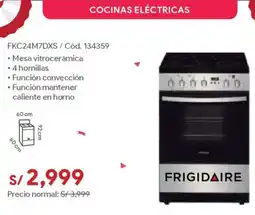 Hiraoka Frigidaire cocinas eléctricas oferta