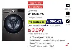 Hiraoka Lg lavaseca WD15BG2S oferta