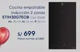 Hiraoka Cocina empotrable inducción 2 zonas oferta